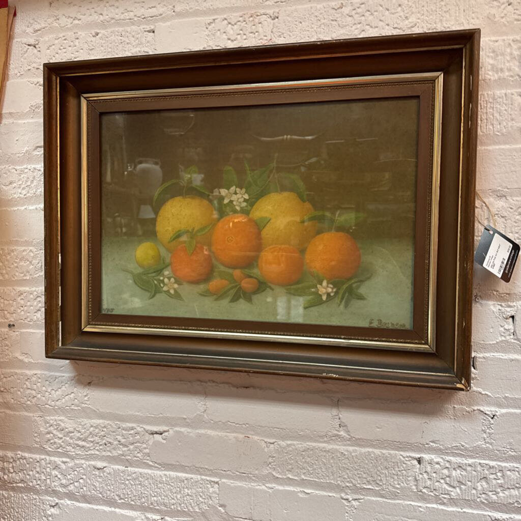 Still Life Fruit Art 19.5"x26.5" W1897