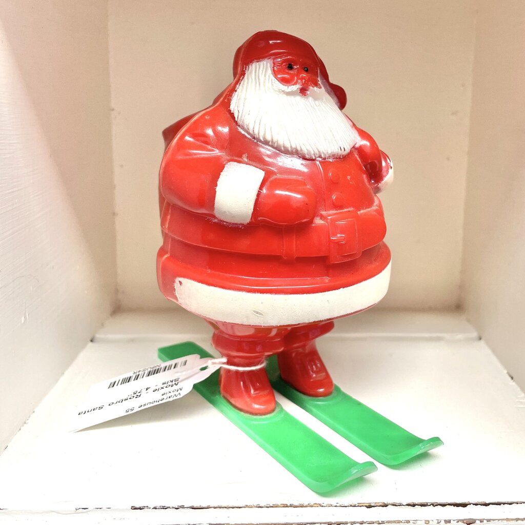 Moxie - Rosbro Santa With Green Skis - 4.75"