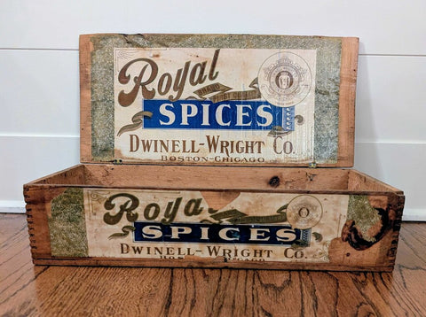 Antique Dwinell-Wright Spice Box - 1908
