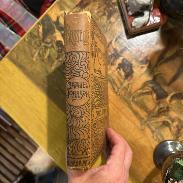 BEAUTIFUL ANTIQUE BOOK: RASSELAS by SAMUEL JOHNSON