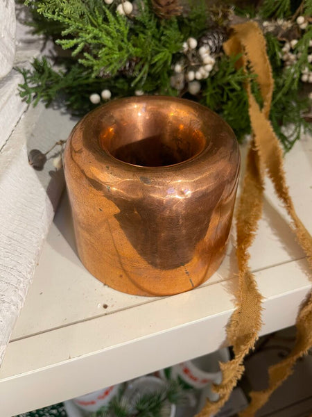 Antique 19 century copper mold as is