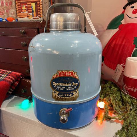 JFV - Vintage Sportsman blue jug