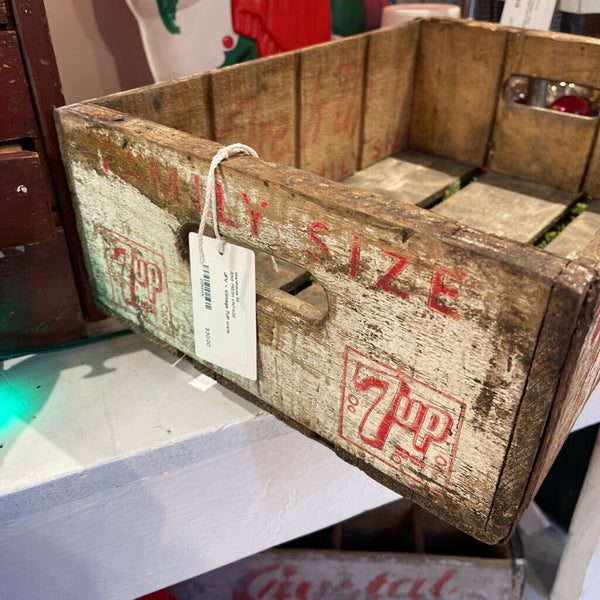 JFV ~ Vintage 7UP crate