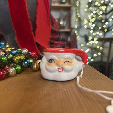 Vintage Holt Howard Mini Santa Mug
