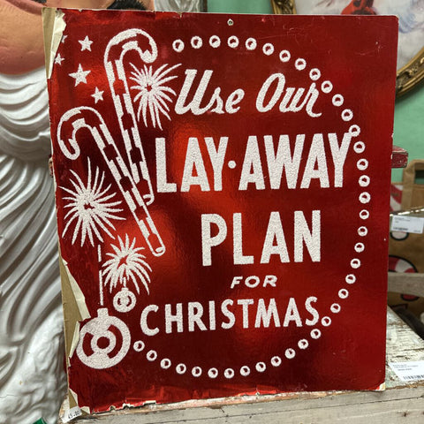 Lay a way sign