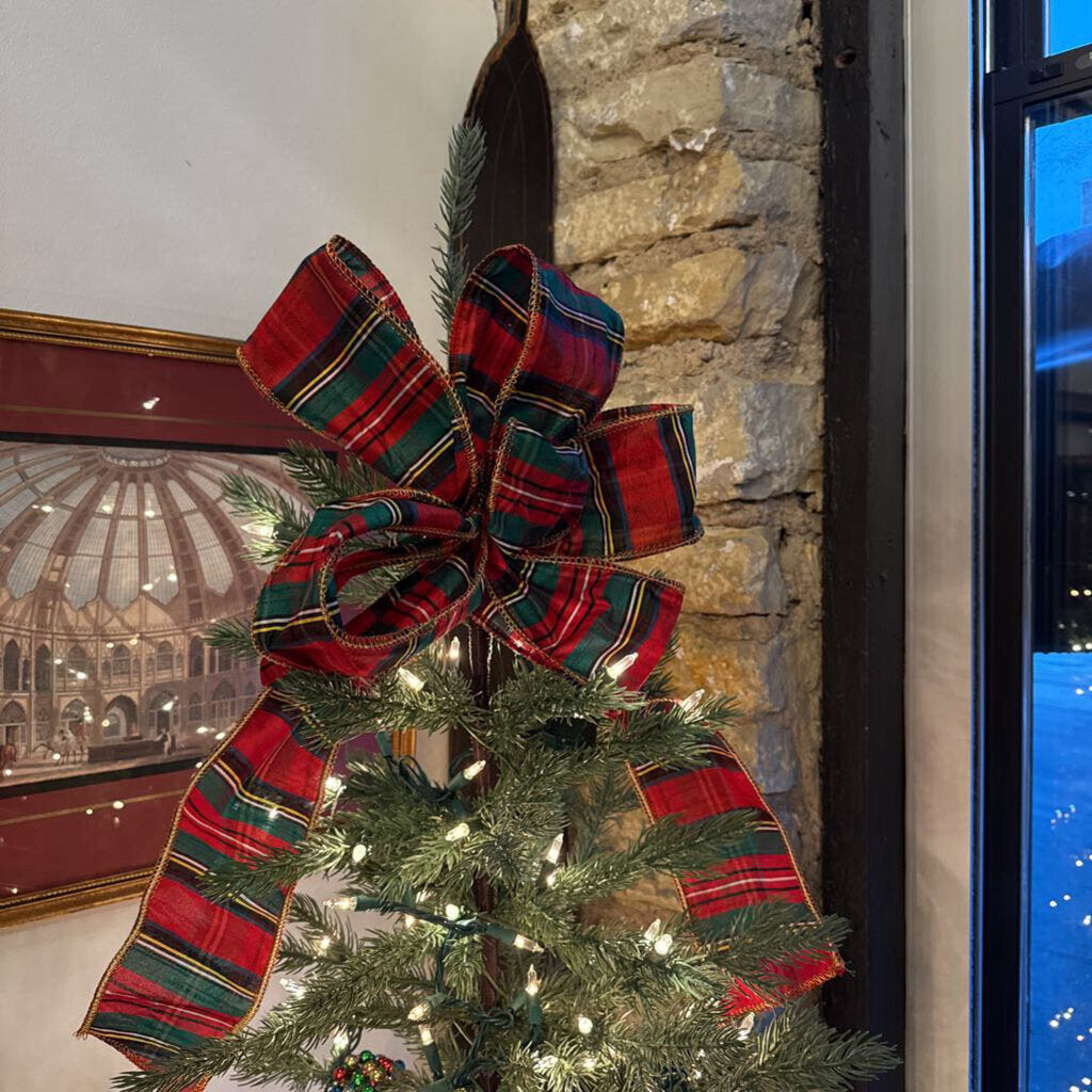 Martha Stewart plaid bow