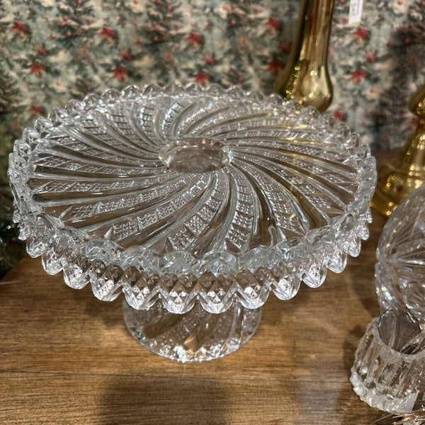 Fabulous Fortoria Centennial 2 Pedestal Cake Stand 10"w 6.5"t