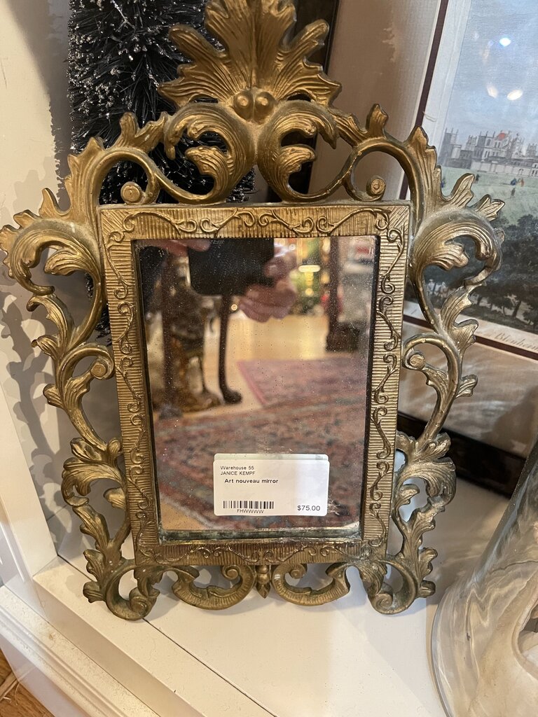 Art nouveau mirror