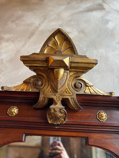 0669 Antique Empire Style Pier Mirror