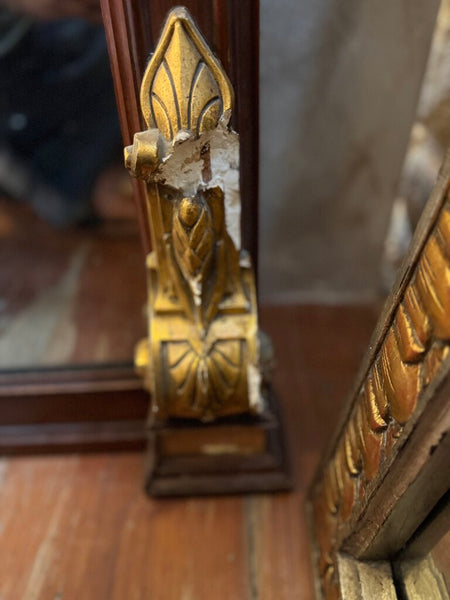 0669 Antique Empire Style Pier Mirror