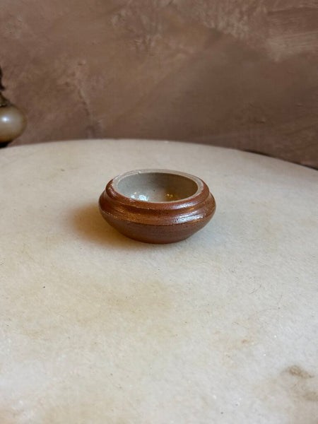 0116 mini clay salt cellar
