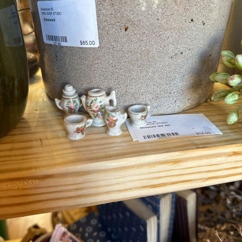 Miniature tea set