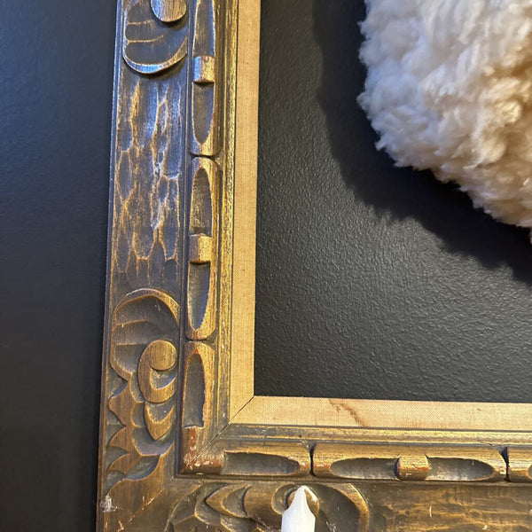 Large Wood 32.5x38.5 Frame as found IN STORE PICKUP ONLY