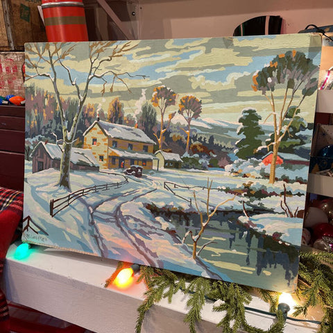 JFV- Vintage Winter Paint by Number