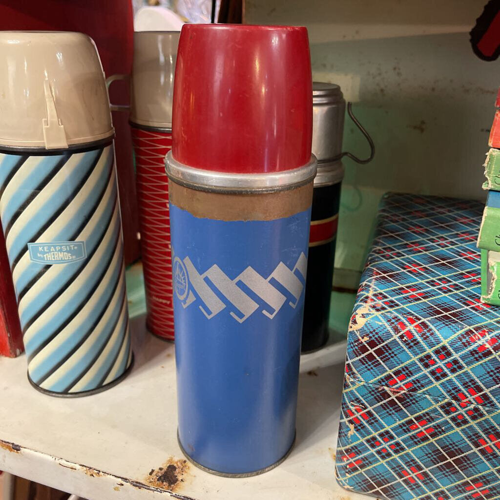Jens Fresh Vintage ~ Vintafe blue Kespsit thermos