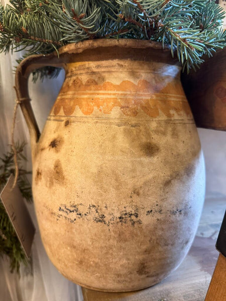 0471 European Antique Pottery Jug