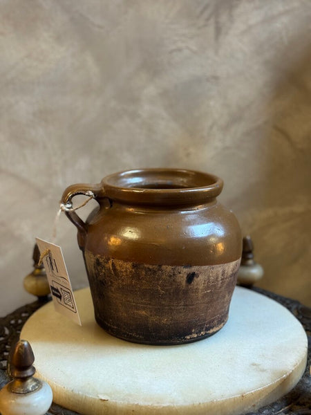 0290 Brown Pottery Jug