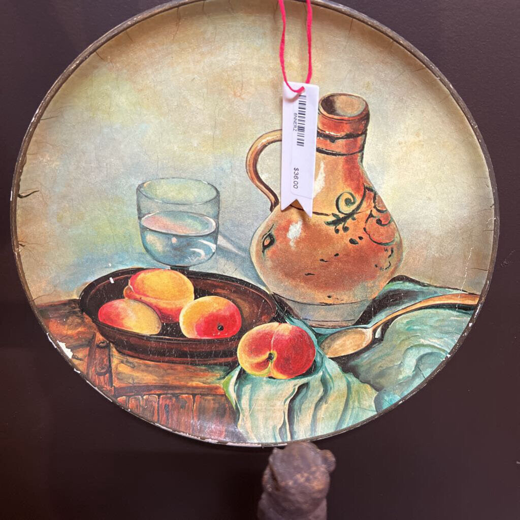 Vintage Paper Mache Plate