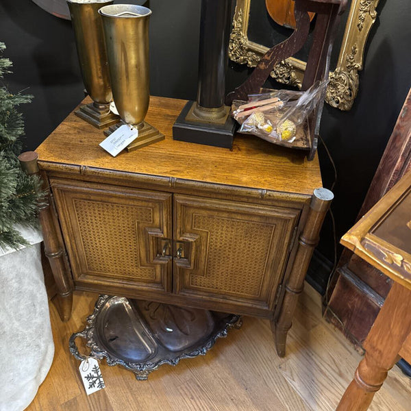 Pair of Faux Bamboo Stanley Nightstands 28w x 17d x 24t