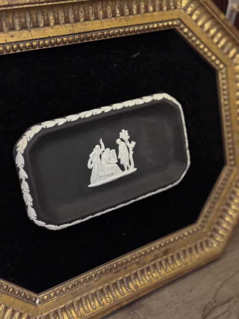 0045 Gold Black Framed Wedgewood