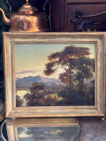 0427 Cotton Candy Mountainscape Painting