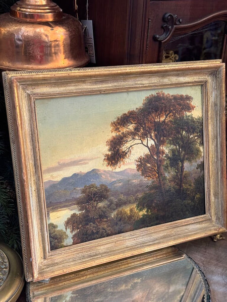 0427 Cotton Candy Mountainscape Painting