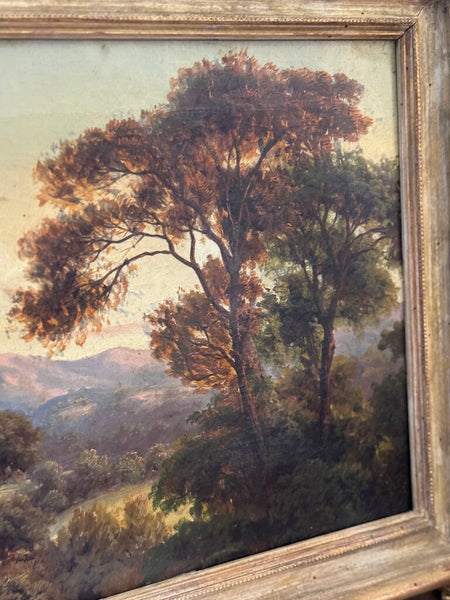 0427 Cotton Candy Mountainscape Painting