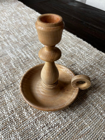 Vintage Wood CandleHolder