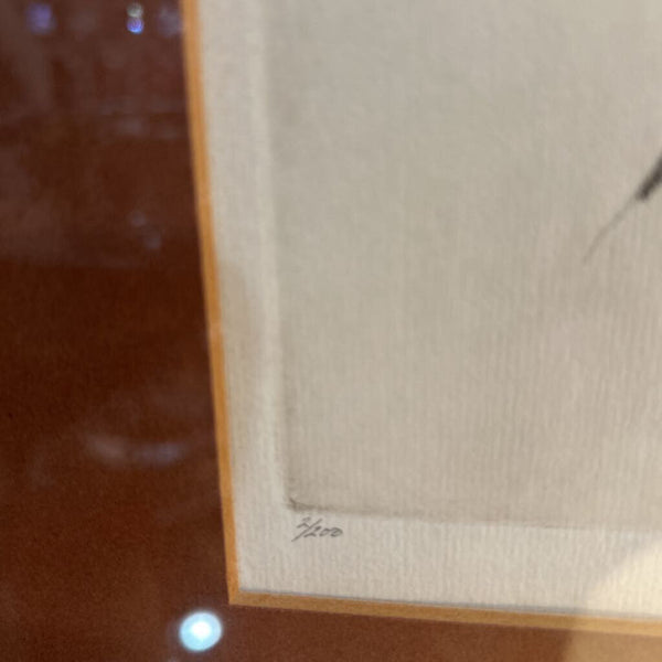 Signed by artist David Gravis 2/200