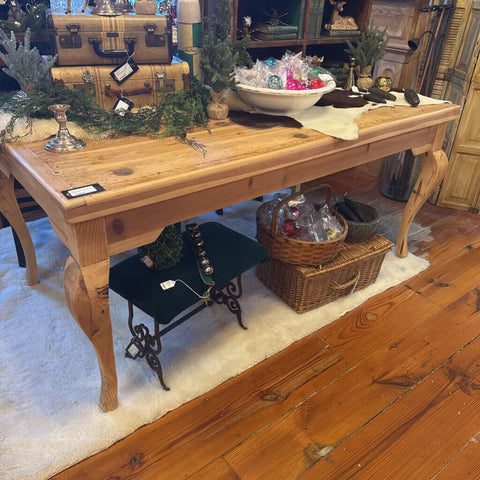 Pine Table 67L 36D 31H IN STORE PICKUP ONLY