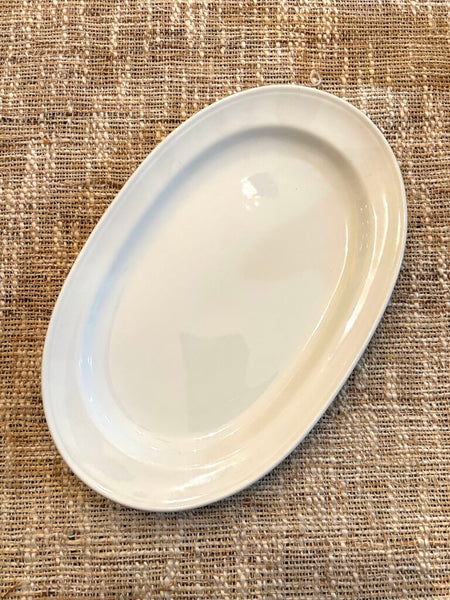 Furstenberg in White Oval Platter, Medium