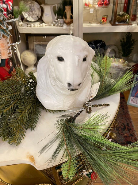 Vintage Blowmold sheep as is