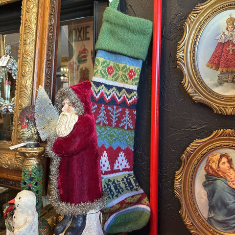 Moxie - Wool Folkloric Stocking 29"