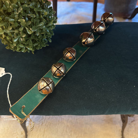 Green Leather Bells