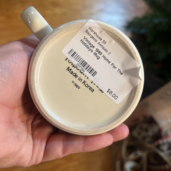 Vintage 1989 Home For The Holidays Mug