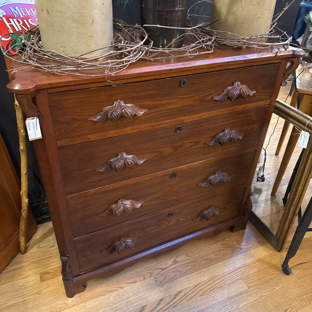 Lovely Antique Eastlake 4 Drawer Dresser 40x20x39H IN STORE PICK UP ONLY