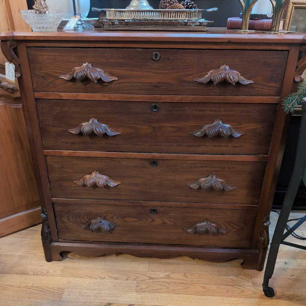 Lovely Antique Eastlake 4 Drawer Dresser 40x20x39H IN STORE PICK UP ONLY