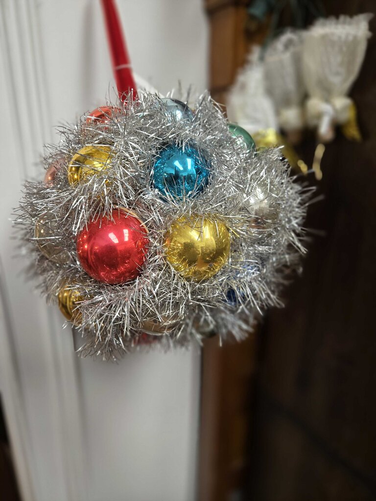 Christmas hanging ornament ball 10" diameter