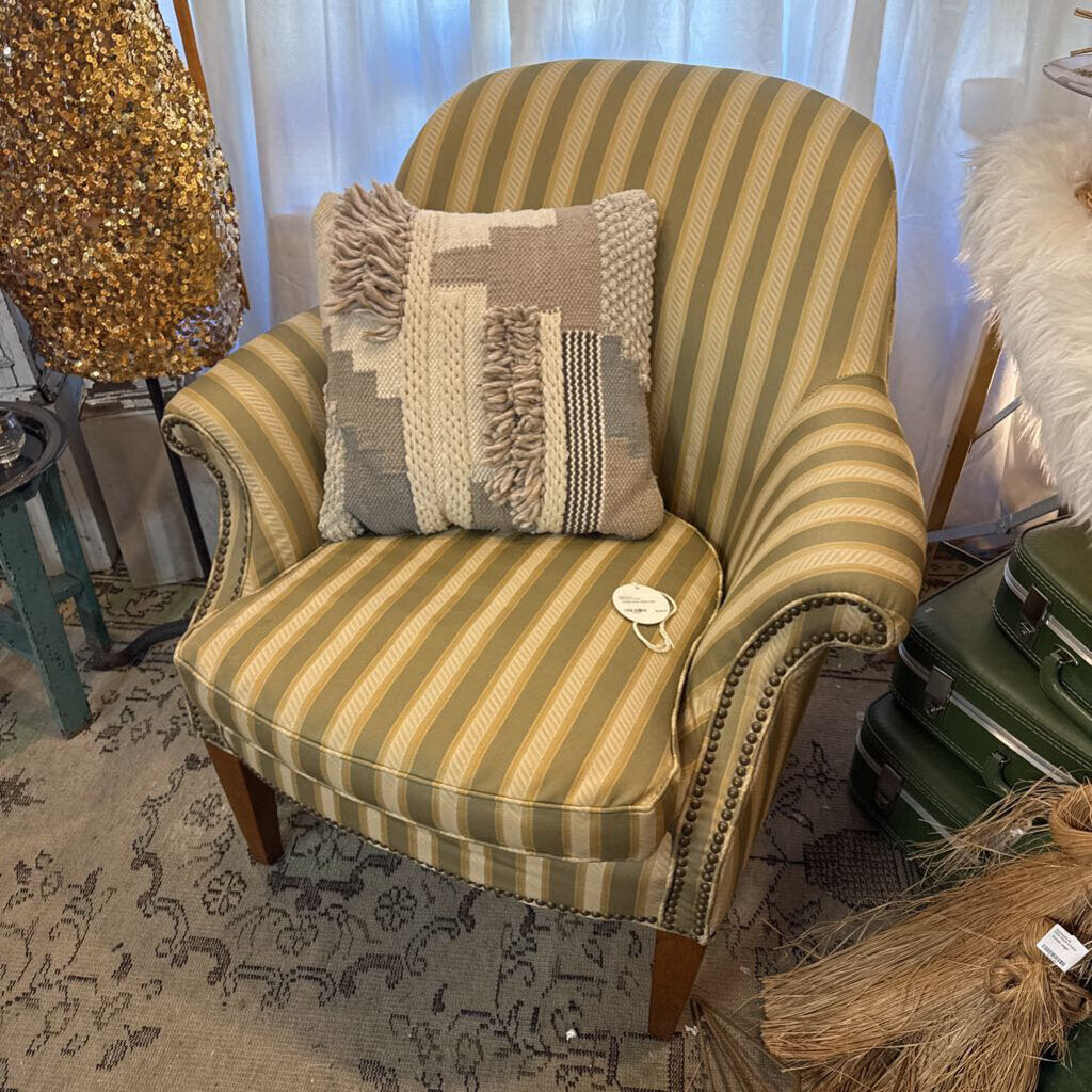Vintage lovely striped chair