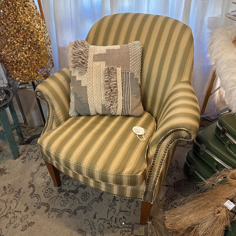 Vintage lovely striped chair