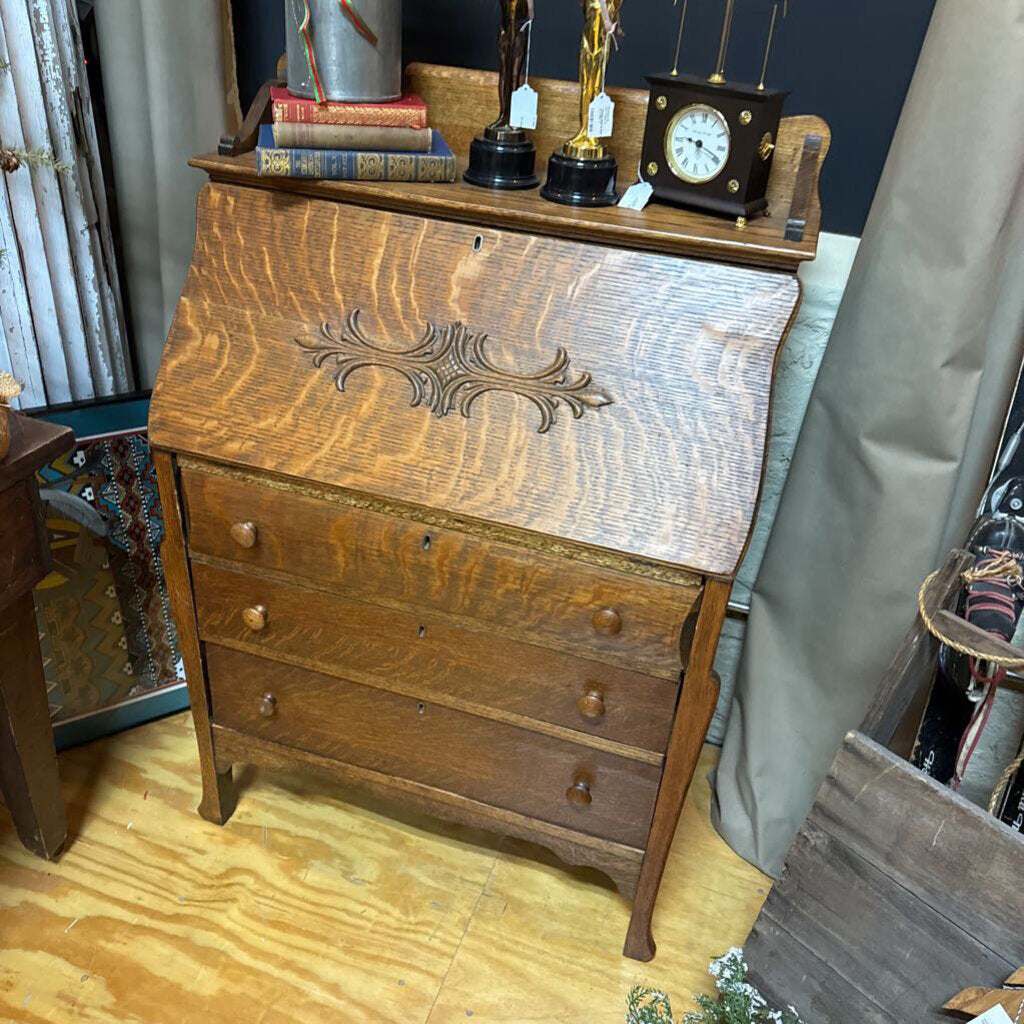 Antique Secy Cabinet~