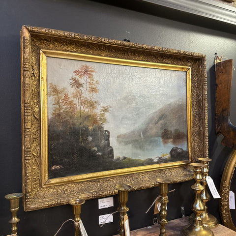 22 x 30 antique oil painting