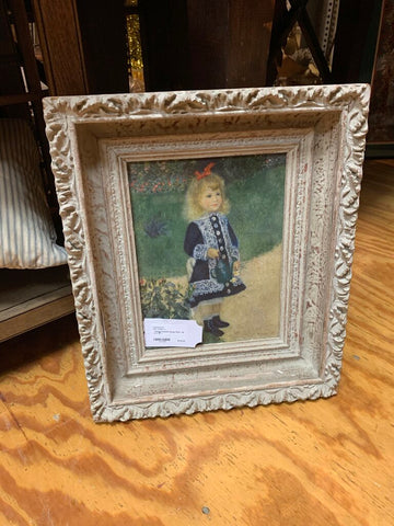 Vintage Framed Renoir Print~ 15" w x 18" l