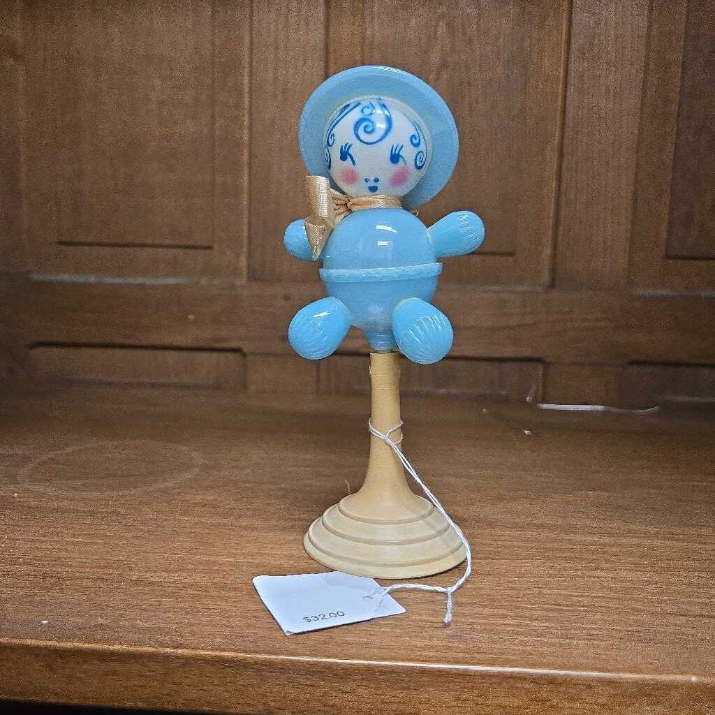 Blue rattle 6 tall