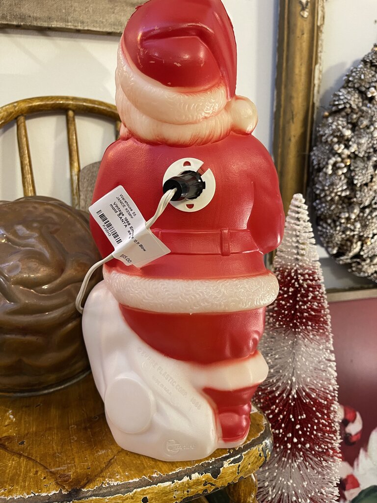 Vintage 1968 Empire 13 in Blow mold SANTA as is