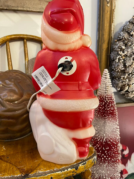 Vintage 1968 Empire 13 in Blow mold SANTA as is