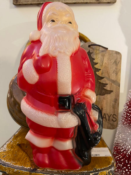 Vintage 1968 Empire 13 in Blow mold SANTA as is