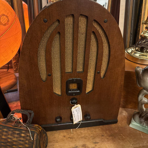 Vintage Philco Cathedral Radio as found