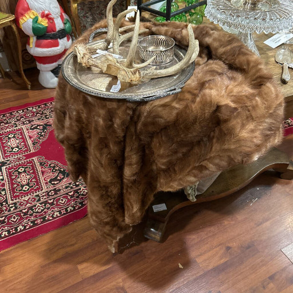 Vintage Chevron Fox Throw/Rug