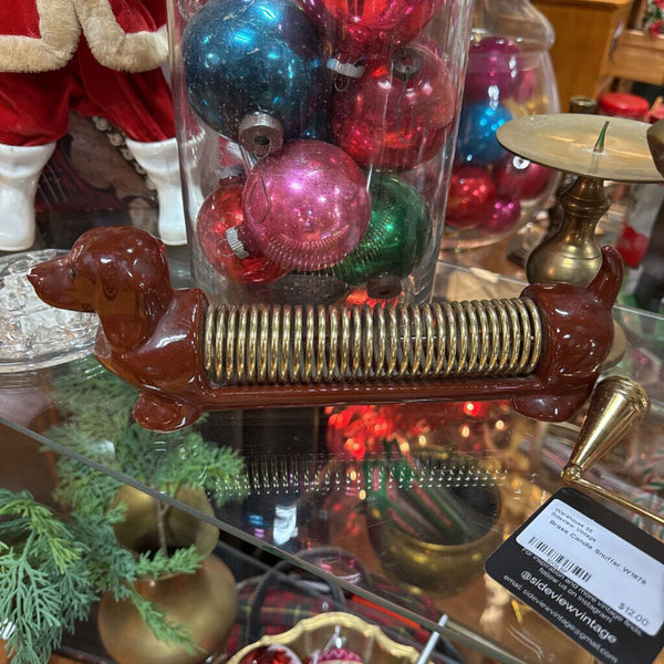 Ceramic Dachshund Letter Holder W1938